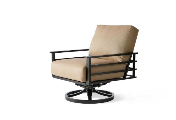 Sarasota Cushion Spring Swivel Lounge Chair