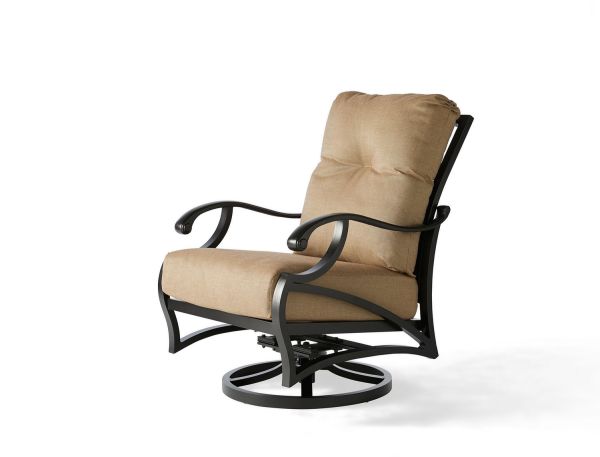 Volare Cushion Spring Swivel Lounge Chair