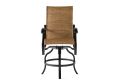 Volare Padded Sling Swivel Counter Stool