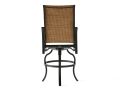 Volare Padded Sling Swivel Bar Stool