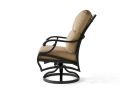 Volare Cushion Swivel Rocking Dining Armchair