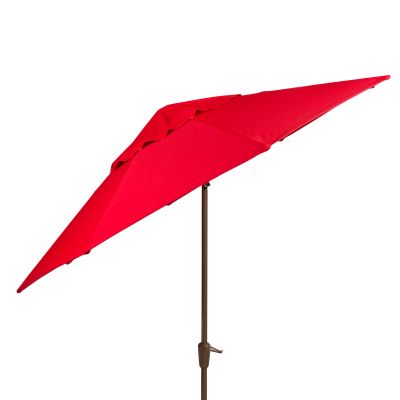 Auto Tilt Market Umbrella with Champagne Pole